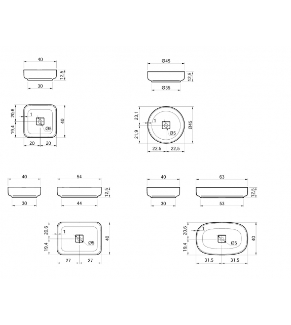 Bolo Antonio Lupi Countertop Washbasin