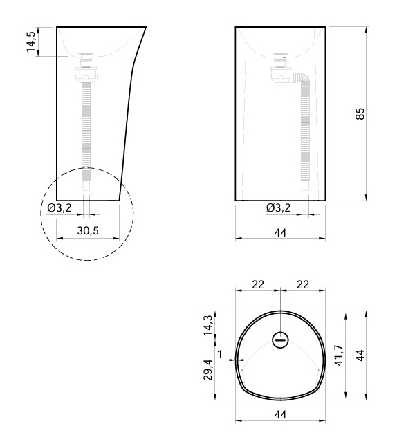 Rilievo Antonio Lupi Washbasin
