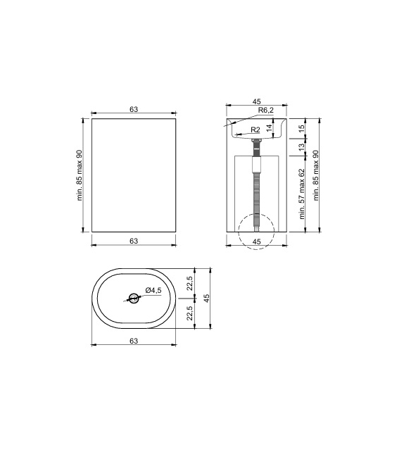 Nebula_Stone Antonio Lupi Lavabo
