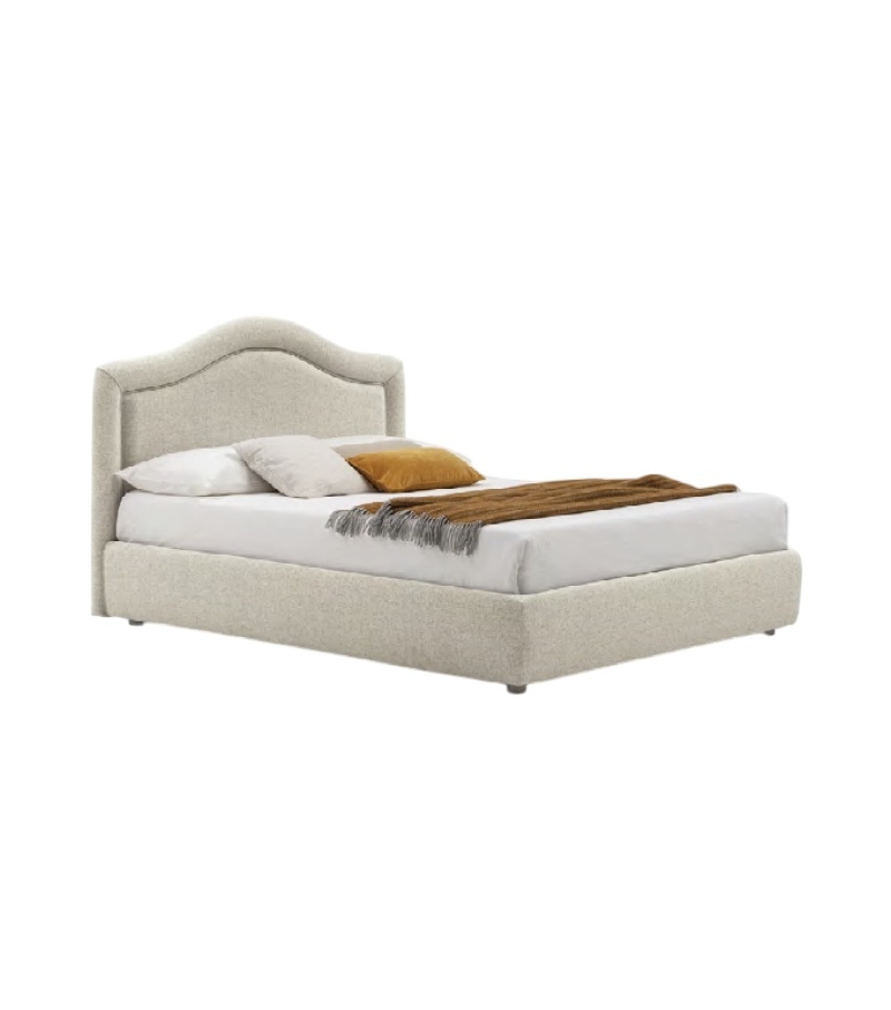 Capri Capitonnè Bolzan Bed with Storage Unit
