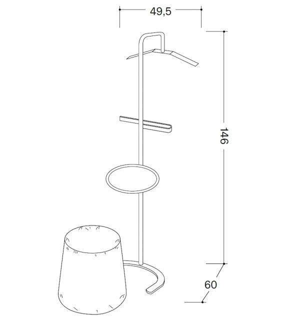 Lap Bolzan Freestanding Mirror
