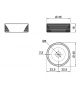 Introverso45 Antonio Lupi Countertop Washbasin