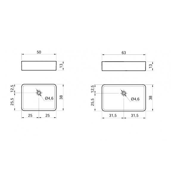 Servoretto Antonio Lupi Countertop Washbasin