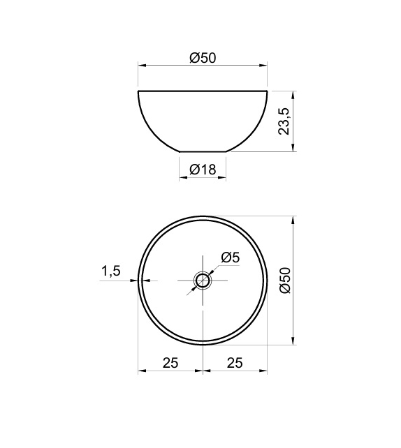 Urna Antonio Lupi Countertop Washbasin
