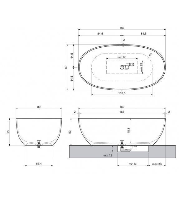 Reflexlight Antonio Lupi Bathtub