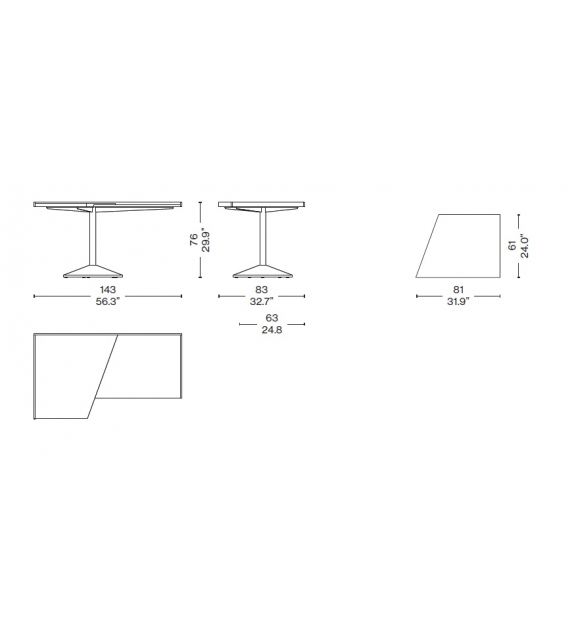 840 Stadera Bureau Cassina