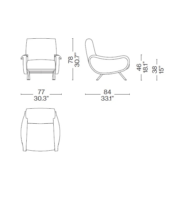 720 Lady Sessel Cassina