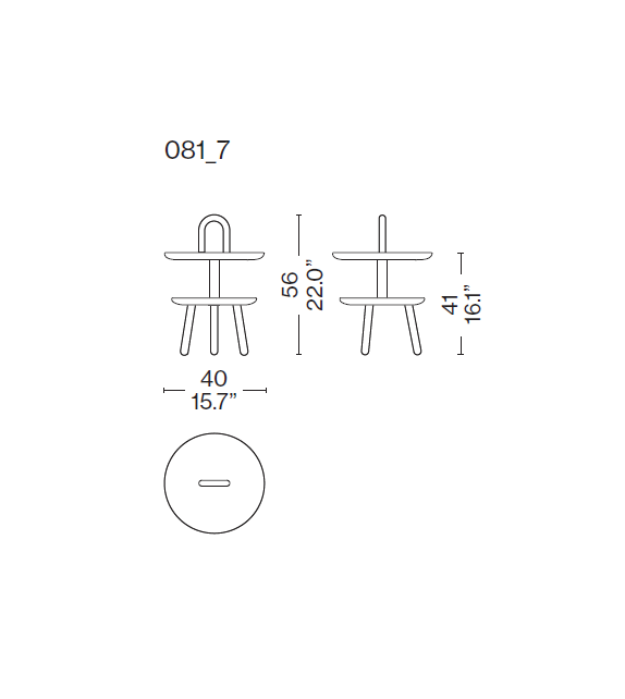 081 Réaction Poétique Couchtisch Cassina