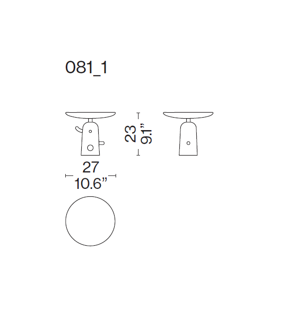 081 Réaction Poétique Centro De Mesa Cassina