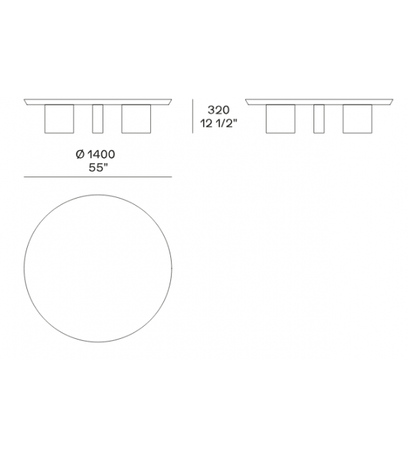 Prêt pour l'expédition - Adrien Poliform Table Basse avec Plateau en Marbre