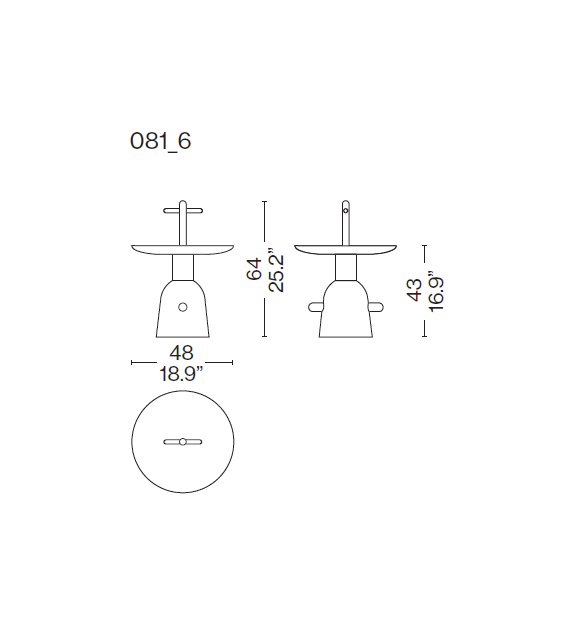 081 Réaction Poétique Mesa Auxiliar Cassina