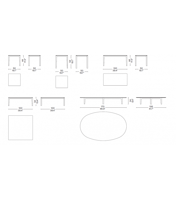 205 Scighera Coffee Table Cassina