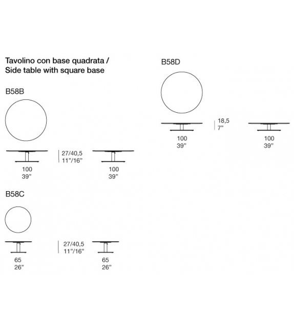 Giro Paola Lenti Table Basse