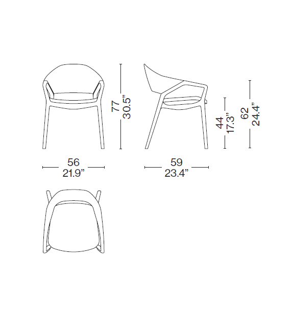 570 Gender Cassina Sillón