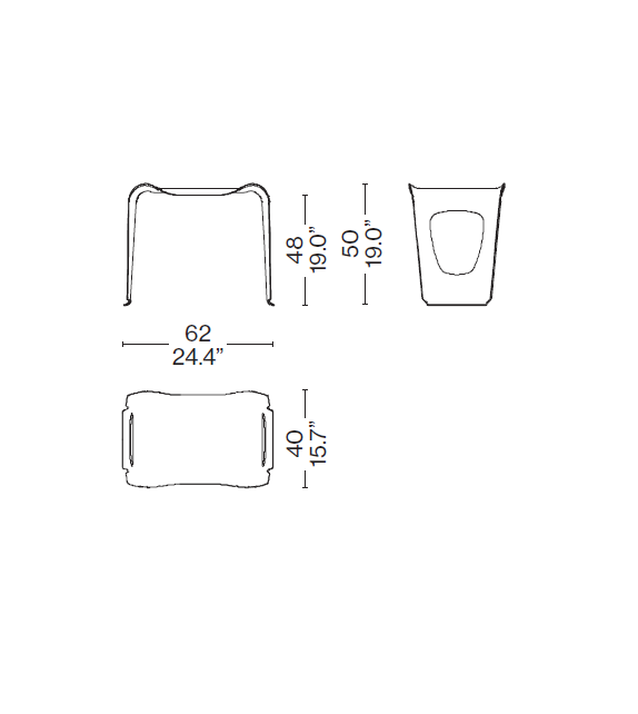530 Guéridon Cassina Table D'Appoint