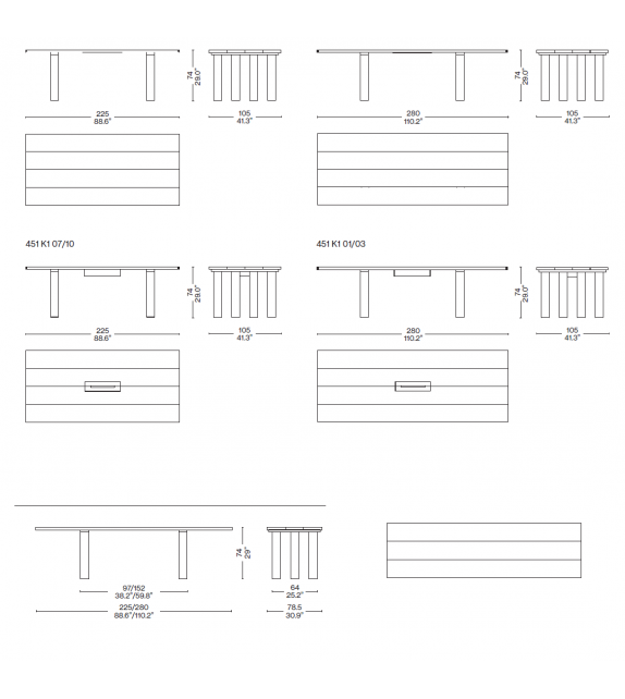 451 La Basilica Cassina Tisch