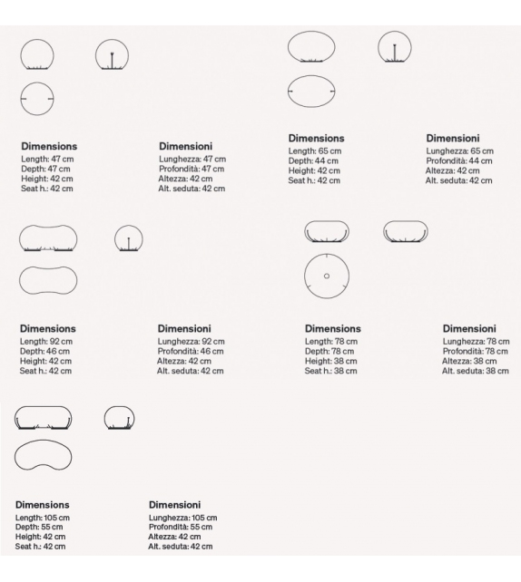 Tato Collection Baleri Italia Puf