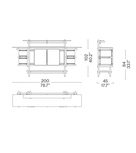 636 Elling Buffet Cassina