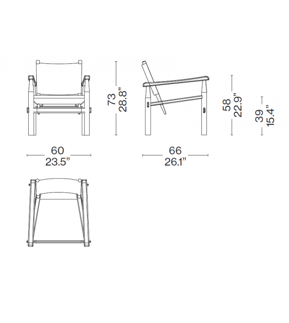 Doron Hotel Outdoor Cassina Fauteuil