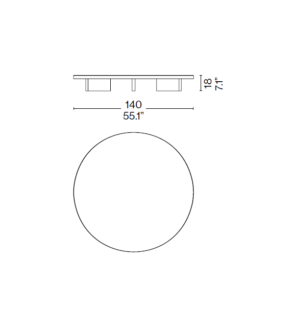 Sail Out Cassina Tavolino Basso