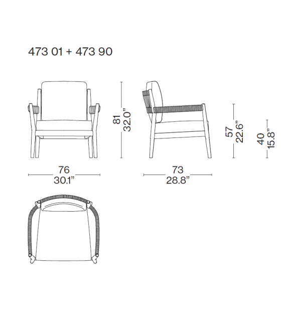Dine Out Cassina Armchair