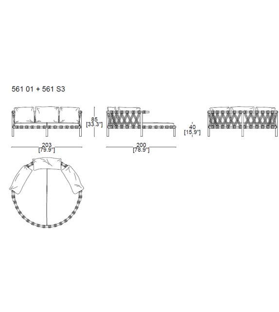Trampoline Lovebed Cassina