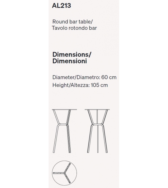 Roots Baleri Italia Bar Table