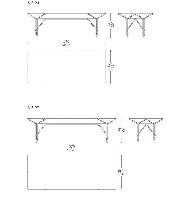 815 Olimpino Cassina Table