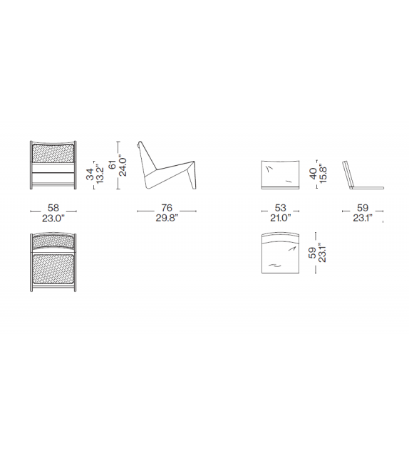 Kangaroo Cassina Sillón Lounge