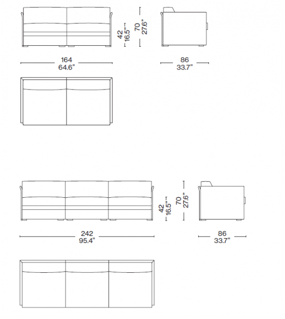 Duc Duc Sofa Cassina