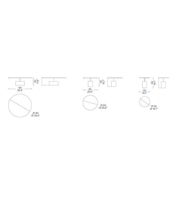 557 Sengu Table Cassina Couchtisch