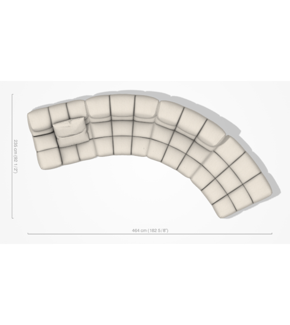 Ready for shipping - Tufty-Time 20 B&B Italia Modular Sofa