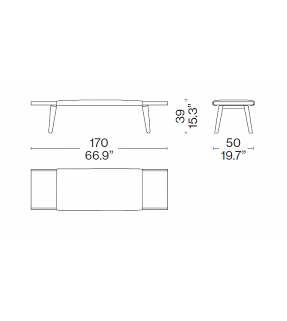 L42 Acute Cassina Banquette