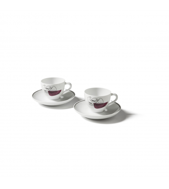 LC Porcellane C.Service Prunier Cassina Coffee Set