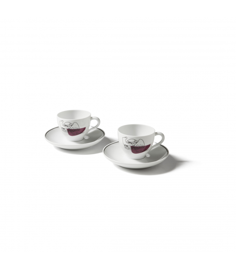LC Porcellane C.Service Prunier Cassina Coffee Set