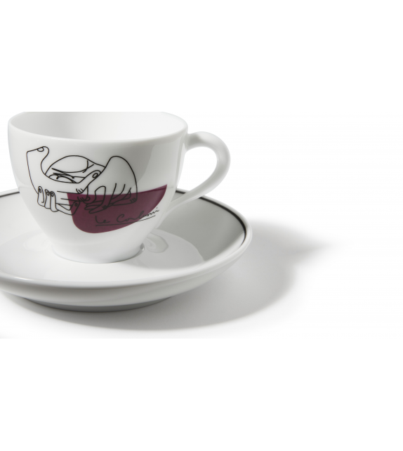 LC Porcellane C.Service Prunier Cassina Servizio da Caffè