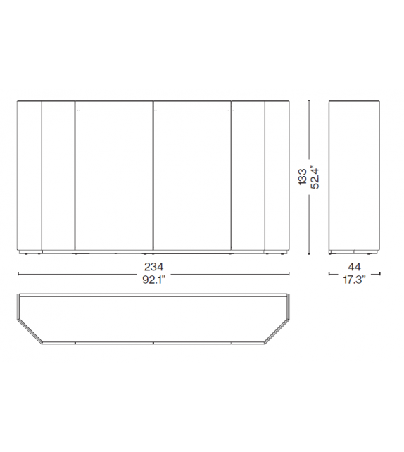 Bramante 4.1 Cassina Meuble Cabinet