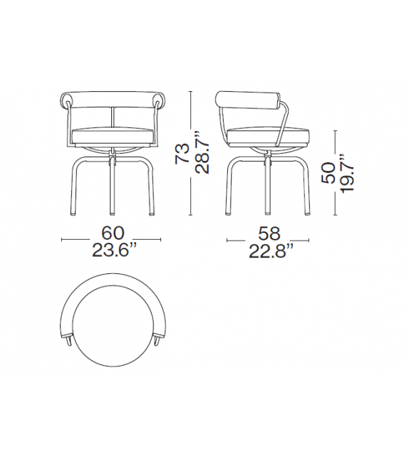 LC7 Outdoor Cassina Sillón