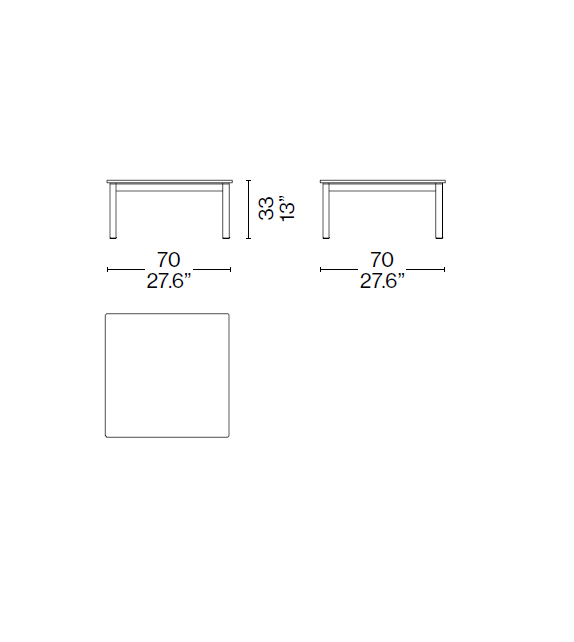 LC10-P Outdoor Cassina Mesita Baja