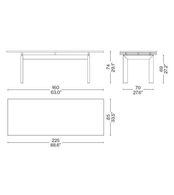 LC6 Outdoor Cassina Tavolo