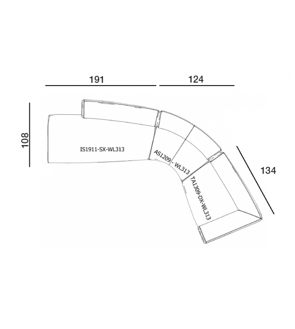 Molteni&C Emile Sofa