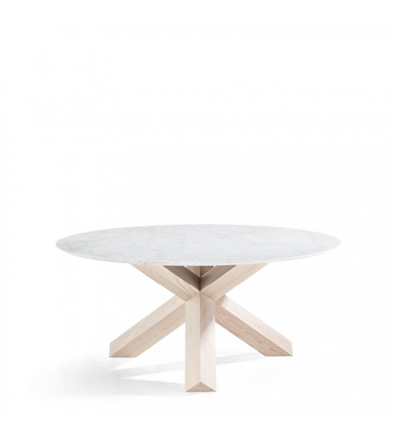452 La Rotonda Cassina Mesa con Tablero en Mármol