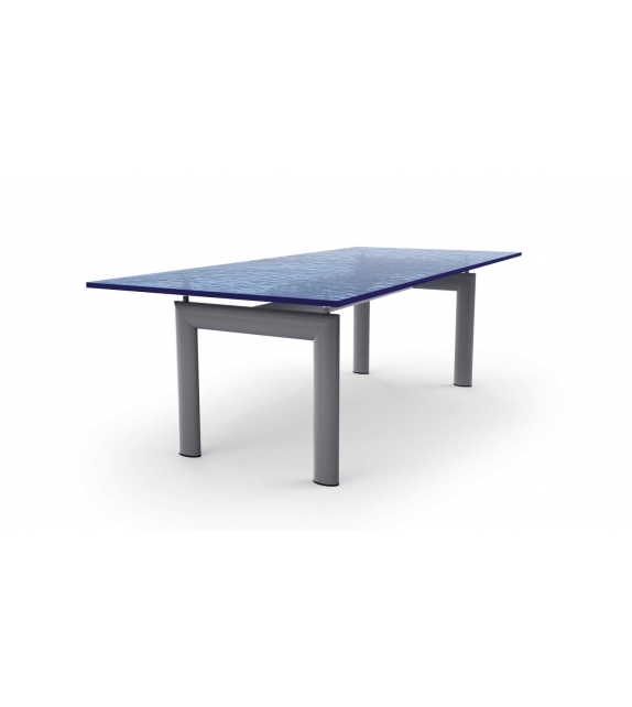 LC6 Cassina Table with Glass Top