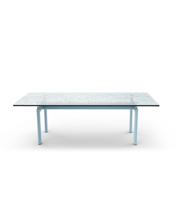 LC6 Cassina Table avec Plateau en Verre