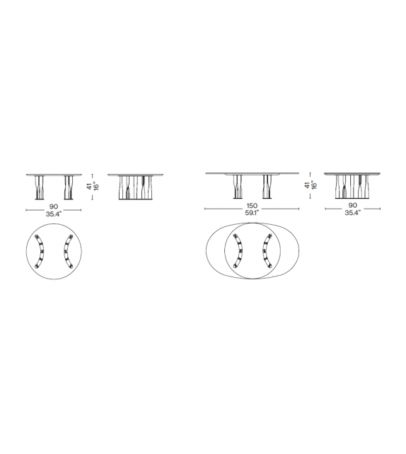 476 Boboli Cassina Coffee Table