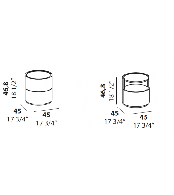 Listo para entregar - Nadir Alf DaFrè Mesilla De Noche