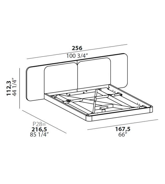Pronta consegna - Grand Voile Alf DaFrè Letto