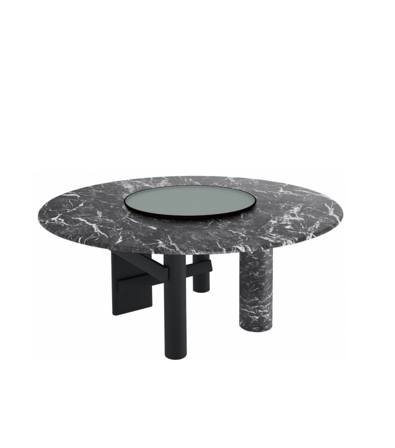 559 Sengu Table Cassina avec Plateau en Marbre