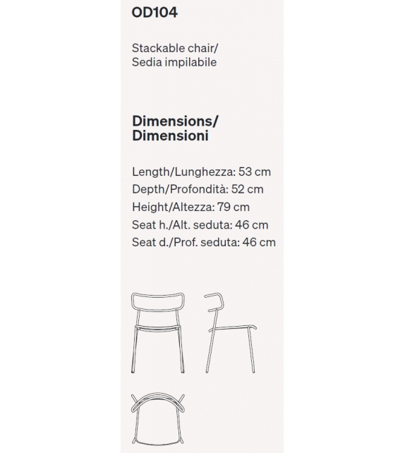 Paloma Baleri Italia Chaise empilable