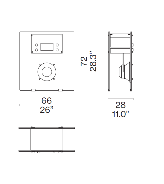 842 Radio en Cristal Cassina